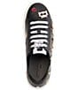 Color:Black/White - Image 4 - Cate Pins Leather Sneakers