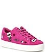 Color:Cactus Flower - Image 1 - Cate Pins Suede Sneakers
