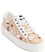 Color:Natural/White - Image 1 - Cate Pins Woven Raffia Sneakers