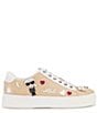 Color:Natural/White - Image 2 - Cate Pins Woven Raffia Sneakers