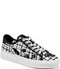 KARL LAGERFELD PARIS Cate Whimsy Graffiti Embroidered Mesh Sneakers - Image 1