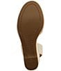 Color:Tan - Image 5 - Cecelia Leather Ankle Wrap Espadrille Sandals