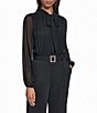 KARL LAGERFELD PARIS Chiffon Jumpsuit - Image 4