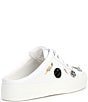 Color:Bright White - Image 3 - Cordelia Leather Pin Sneaker Mules