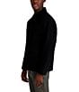 KARL LAGERFELD PARIS Corduroy Collar Jacket, Color:Black - Image 3