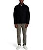 KARL LAGERFELD PARIS Corduroy Collar Jacket, Color:Black - Image 4