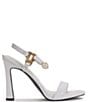 Color:Bright White - Image 2 - Cybil Leather Ankle Strap Sandals