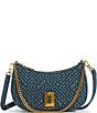 KARL LAGERFELD PARIS Denim Lafayette Shoulder Bag, Color:Denim Combo - Image 1