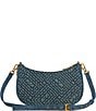 KARL LAGERFELD PARIS Denim Lafayette Shoulder Bag, Color:Denim Combo - Image 2