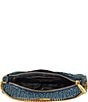 KARL LAGERFELD PARIS Denim Lafayette Shoulder Bag, Color:Denim Combo - Image 3