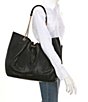 KARL LAGERFELD PARIS Estelle Tote Bag, Color:Black - Image 4