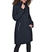 KARL LAGERFELD PARIS Funnel Collar Hooded Parka Jacket - Image 6