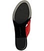 Color:Vermillion - Image 5 - Henryk Leather Cross Band Sandals