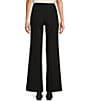 KARL LAGERFELD PARIS High Waisted Full Length Sailor Button Pocket Pant - Image 2