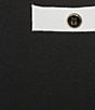 KARL LAGERFELD PARIS Knit Color Block Coordinating Skirt, Color:Black/Soft White - Image 4
