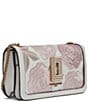 KARL LAGERFELD PARIS Kosette Crossbody Bag, Color:White/Pink - Image 4