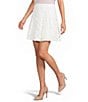 KARL LAGERFELD PARIS Lace Above Knee Length Coordinating Skirt - Image 1