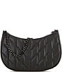 KARL LAGERFELD PARIS Lafayette Crossbody Bag, Color:Black - Image 2