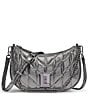 KARL LAGERFELD PARIS Lafayette Crossbody Bag, Color:Silver - Image 1