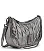 KARL LAGERFELD PARIS Lafayette Crossbody Bag, Color:Silver - Image 3