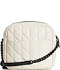 Color:Winter White - Image 2 - Lafayette Leather Crossbody Bag