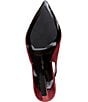 KARL LAGERFELD PARIS Lauryn Suede Slingback Block Heel Pumps - Image 6
