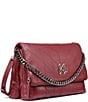 KARL LAGERFELD PARIS Lavande XL Shoulder Bag, Color:Barilio Wine - Image 4