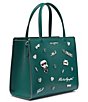 KARL LAGERFELD PARIS Maybelle Karl Duo Satchel Bag, Color:Veridian - Image 4