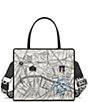 KARL LAGERFELD PARIS Maybelle Paris Map Satchel,New Products : American Fashion Style Bags On Sale