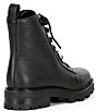 KARL LAGERFELD PARIS Mela Leather Combat Lug Sole Boots | Dillard's