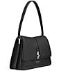 KARL LAGERFELD PARIS Contrast Trim Mercerie Shoulder Bag, Color:Black - Image 4