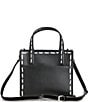 Color:Black Cameo - Image 2 - Nouveau Leather Small Tote Bag