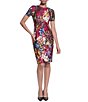 KARL LAGERFELD PARIS Printed Sheath Dress - Image 1
