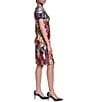 KARL LAGERFELD PARIS Printed Sheath Dress - Image 3