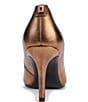 Color:Dark Bronze - Image 3 - Royale Metallic Leather Stiletto Pumps