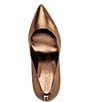 Color:Dark Bronze - Image 4 - Royale Metallic Leather Stiletto Pumps