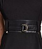 KARL LAGERFELD PARIS Scuba Belted Sheath Dress - Image 4