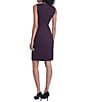 KARL LAGERFELD PARIS Scuba Crepe Bow Front Dress - Image 2