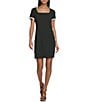 Karl Lagerfeld Paris Scuba Side Bow Dress - Image 1