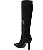 KARL LAGERFELD PARIS Shawna Pearl Embellished Stretch Tall Boots - Image 3
