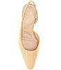 KARL LAGERFELD PARIS Sheenz Raffia Slingback Pointed Toe Pumps - Image 5