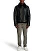KARL LAGERFELD PARIS Karl Lagerfeld Paris Sherpa Collared Jacket, Color:Black - Image 3