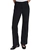KARL LAGERFELD PARIS Silky Ponte Straight Leg Full Length Pull On Pants - Image 1