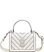 Color:Winter White - Image 1 - Simone Front Flap Crossbody Bag
