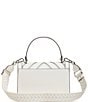 Color:Winter White - Image 2 - Simone Front Flap Crossbody Bag