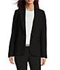 KARL LAGERFELD PARIS Single Button Notch Lapel Long Sleeve Blazer - Image 1
