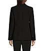 KARL LAGERFELD PARIS Single Button Notch Lapel Long Sleeve Blazer - Image 2