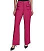 KARL LAGERFELD PARIS Solid Suiting Wide Leg Full Length Pants - Image 1