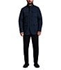 KARL LAGERFELD PARIS Stand Collar Jacket, Color:Navy - Image 3
