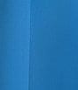 Color:Blithe Blue - Image 4 - Stretch Lapel Collar Neckline Long Sleeve Coordinating Blazer Jacket
